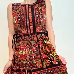 Topshop Multicolor Sleeveless Mini Dress
